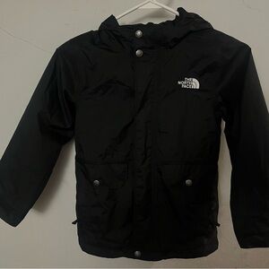 The North Face Youth Black Windbreaker Jacket Size XS